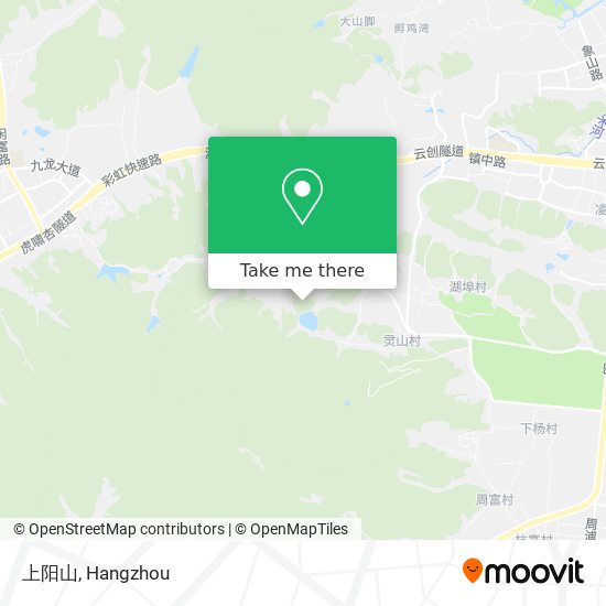 上阳山 map