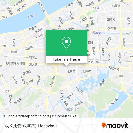 成长托管(双庙路) map