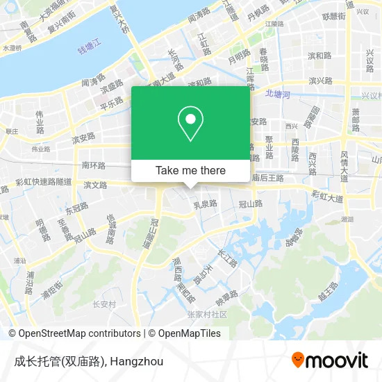 成长托管(双庙路) map
