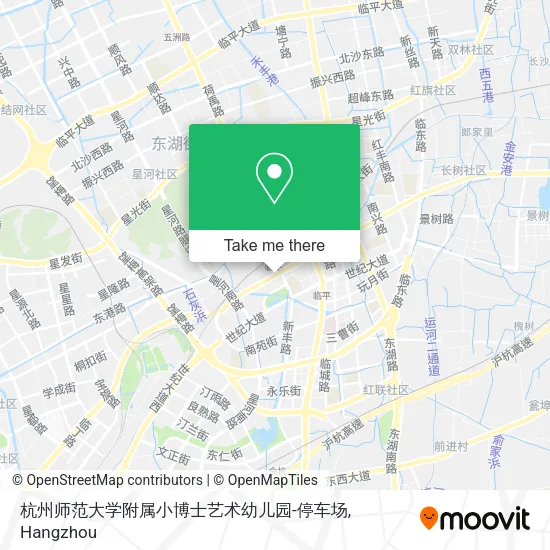 杭州师范大学附属小博士艺术幼儿园-停车场 map
