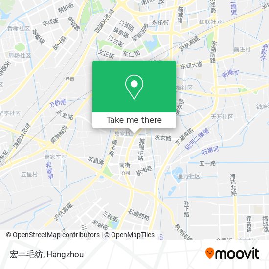 宏丰毛纺 map
