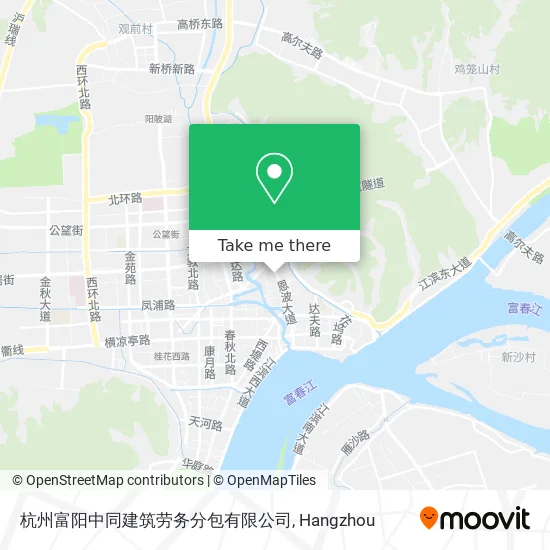 杭州富阳中同建筑劳务分包有限公司 map