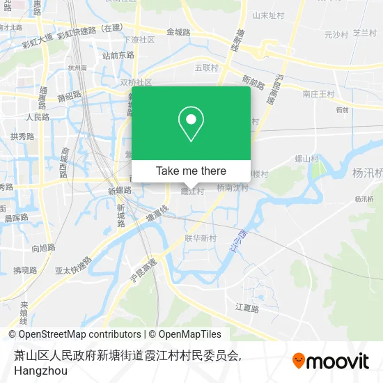 萧山区人民政府新塘街道霞江村村民委员会 map