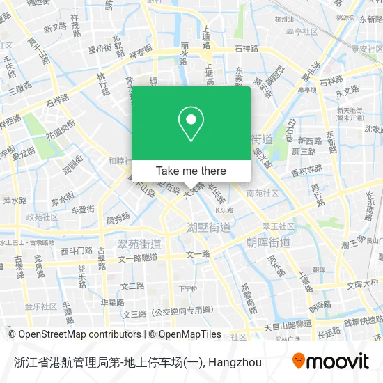 浙江省港航管理局第-地上停车场(一) map