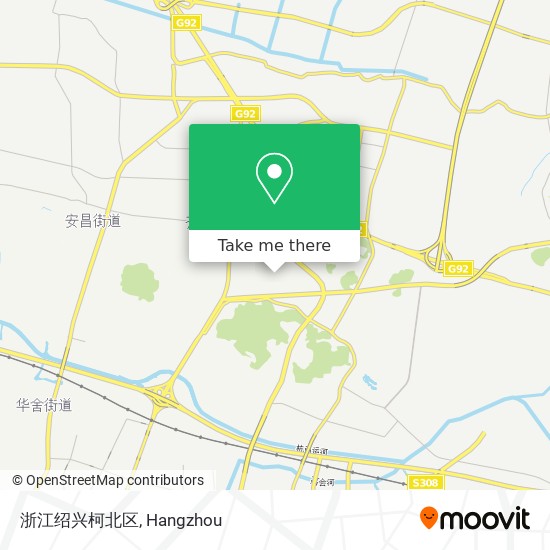 浙江绍兴柯北区 map