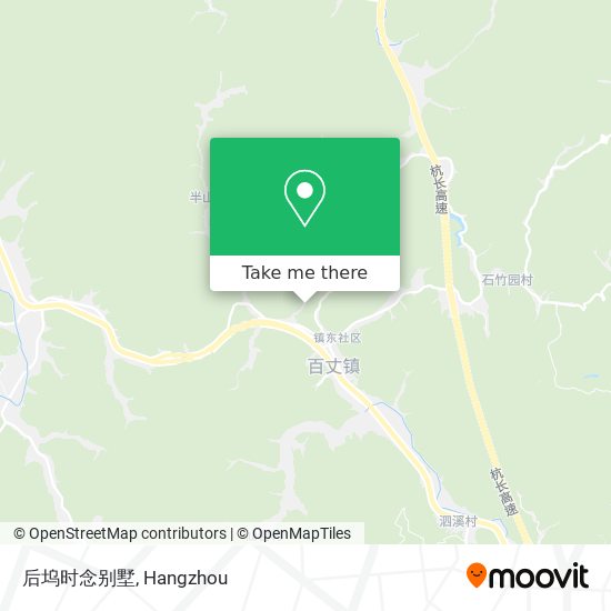 后坞时念别墅 map