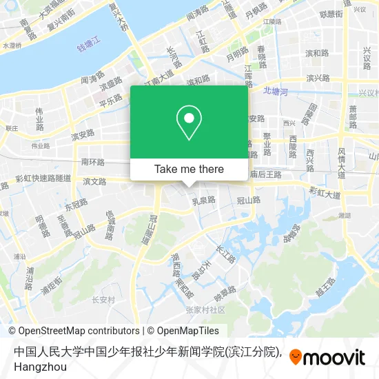 中国人民大学中国少年报社少年新闻学院(滨江分院) map