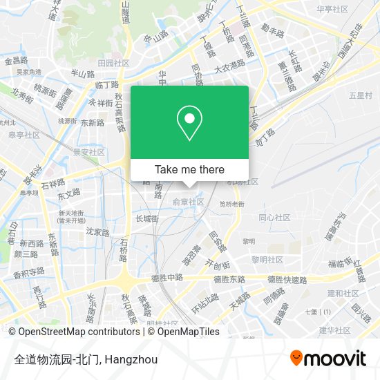全道物流园-北门 map