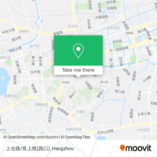 上仓路/良上线(路口) map