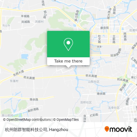 杭州朗群智能科技公司 map
