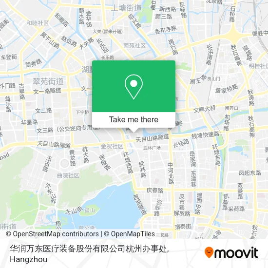 华润万东医疗装备股份有限公司杭州办事处 map