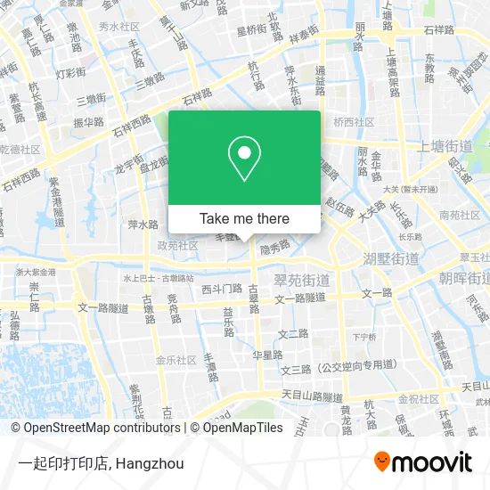 一起印打印店 map