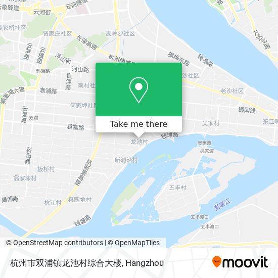 杭州市双浦镇龙池村综合大楼 map