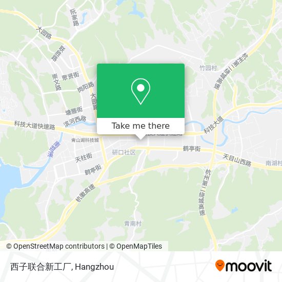 西子联合新工厂 map