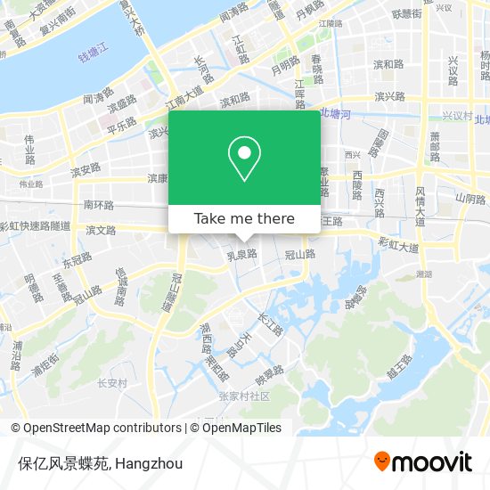 保亿风景蝶苑 map