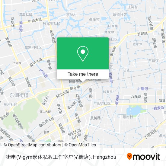 街电(V-gym形体私教工作室星光街店) map