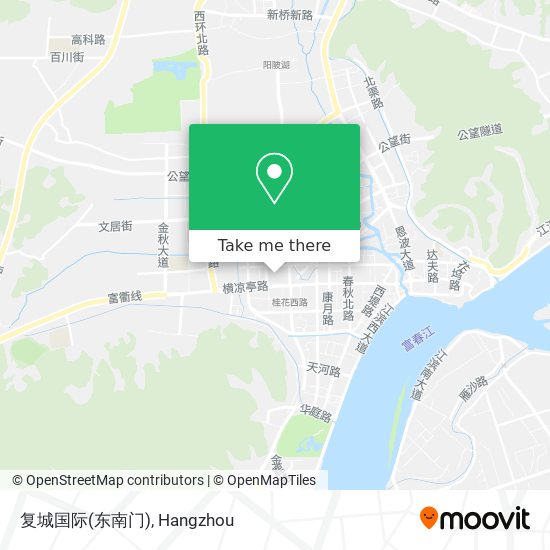 复城国际(东南门) map