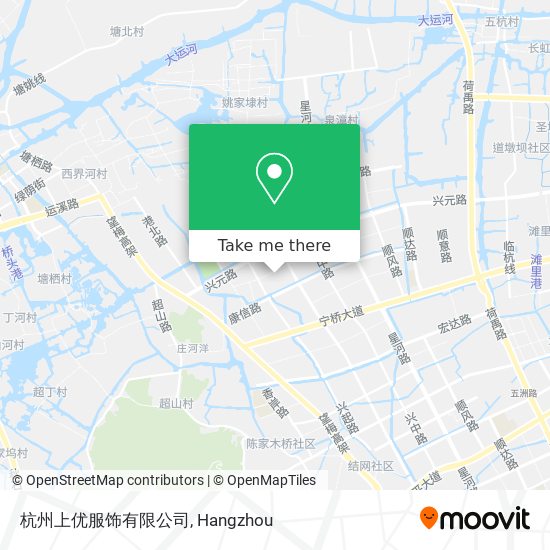 杭州上优服饰有限公司 map