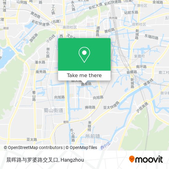 晨晖路与罗婆路交叉口 map
