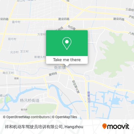 祥和机动车驾驶员培训有限公司 map