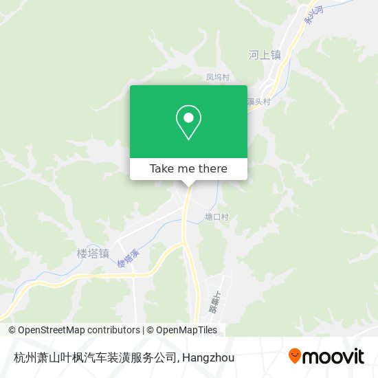 杭州萧山叶枫汽车装潢服务公司 map