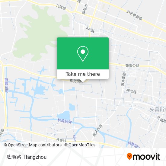 瓜渔路 map