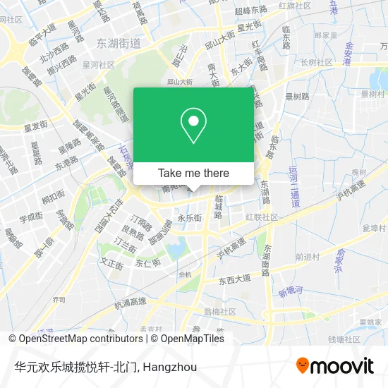 华元欢乐城揽悦轩-北门 map