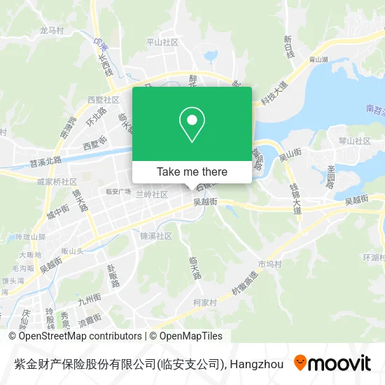 紫金财产保险股份有限公司(临安支公司) map