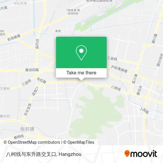 八柯线与东升路交叉口 map