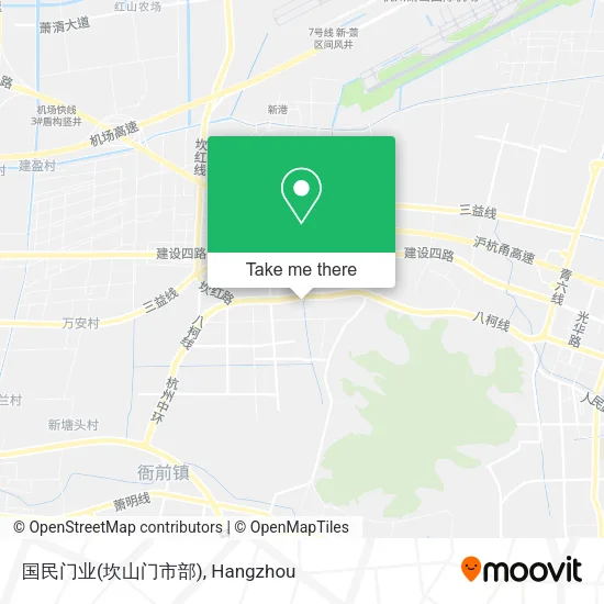 国民门业(坎山门市部) map