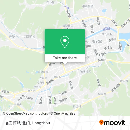 临安商城-北门 map