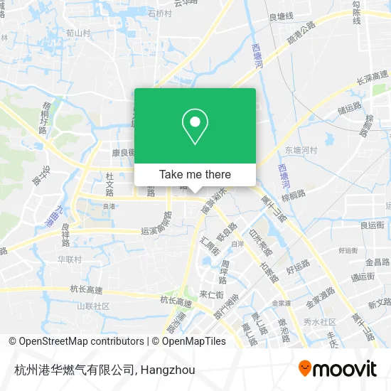 杭州港华燃气有限公司 map