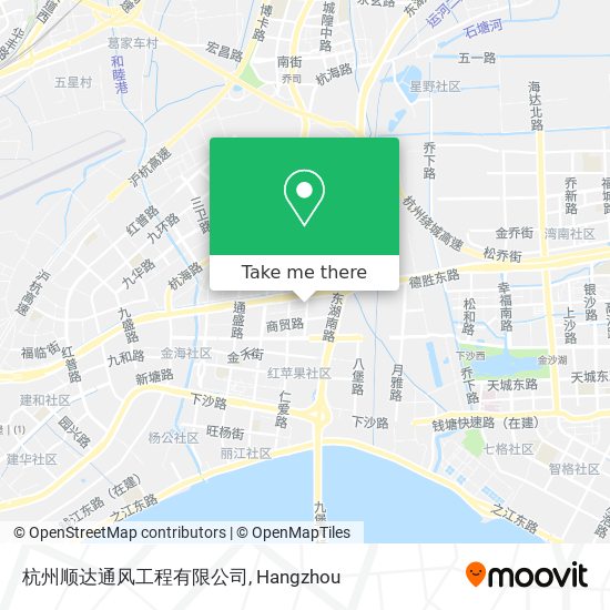 杭州顺达通风工程有限公司 map