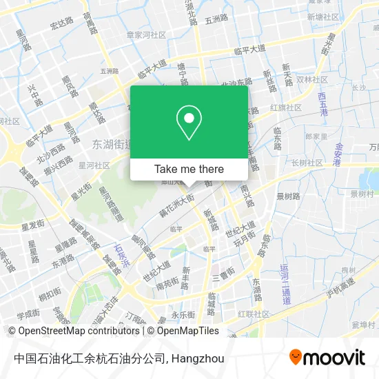 中国石油化工余杭石油分公司 map