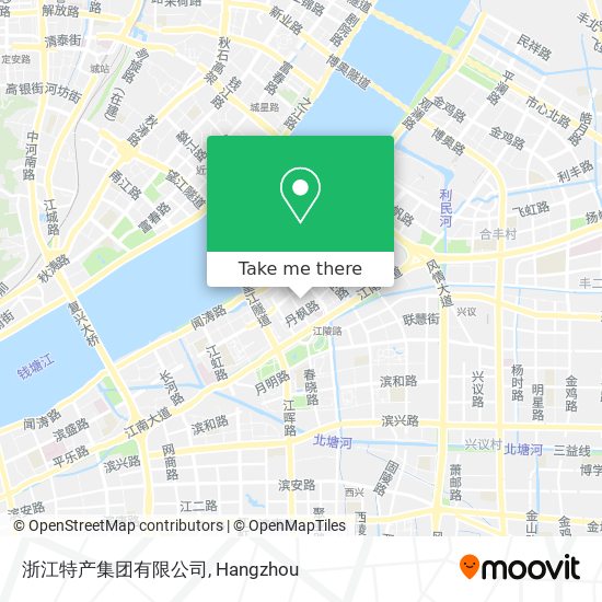 浙江特产集团有限公司 map