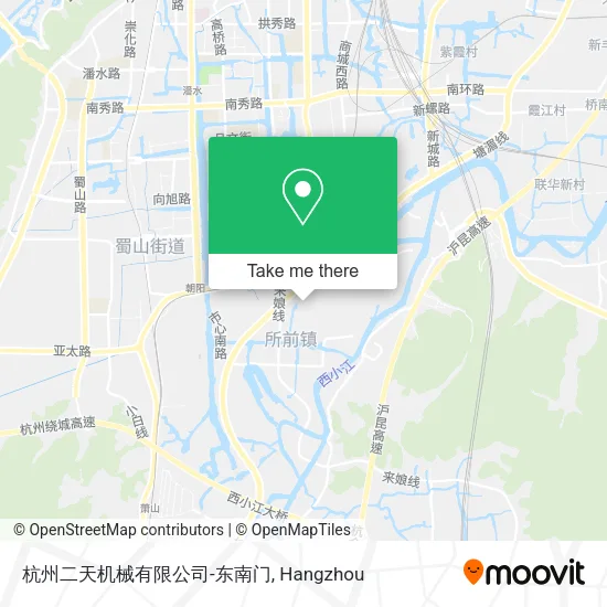 杭州二天机械有限公司-东南门 map