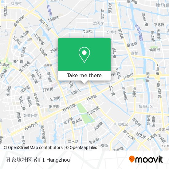 孔家埭社区-南门 map