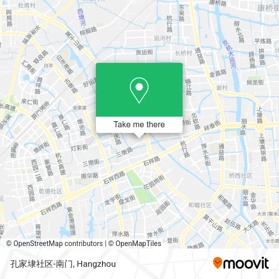 孔家埭社区-南门 map