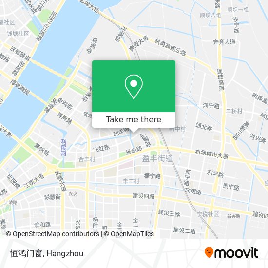 恒鸿门窗 map