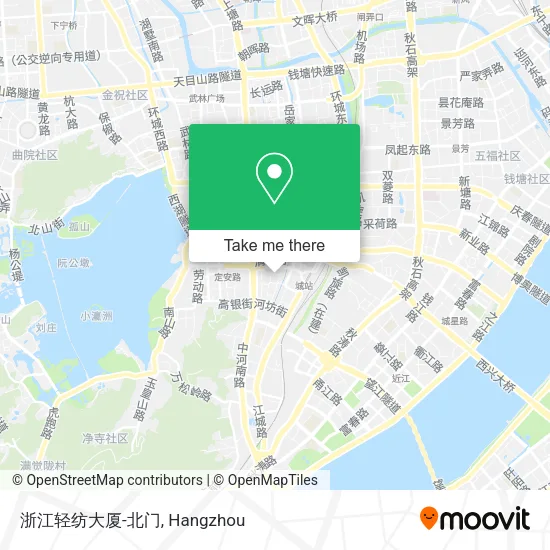 浙江轻纺大厦-北门 map