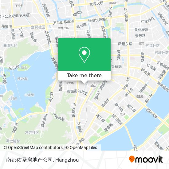 南都佑圣房地产公司 map