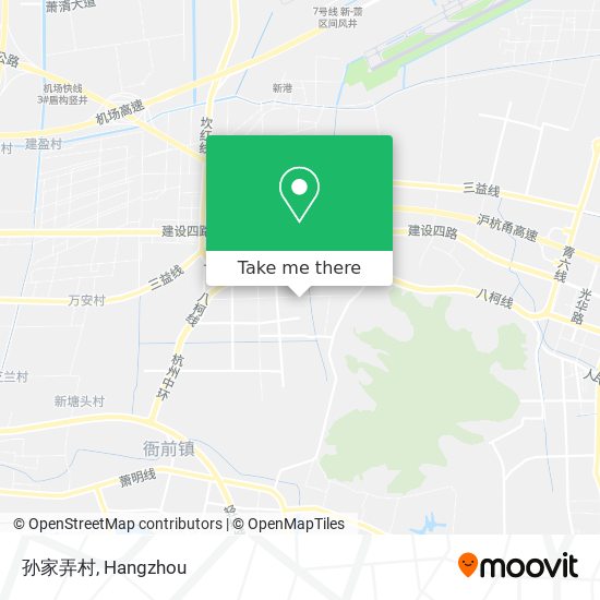 孙家弄村 map