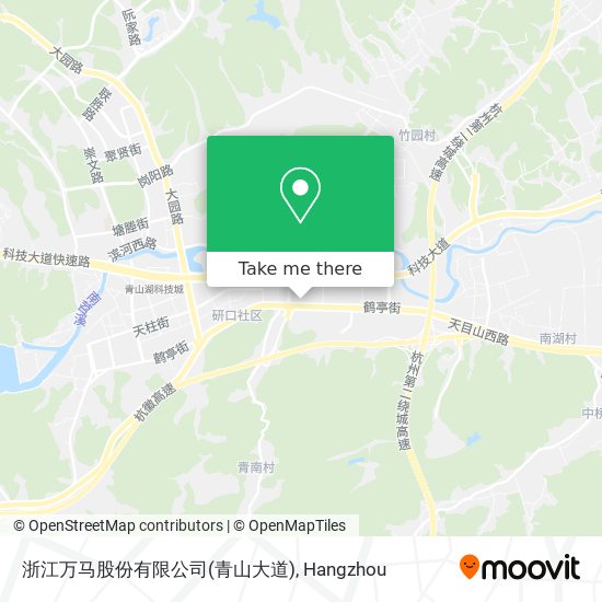 浙江万马股份有限公司(青山大道) map