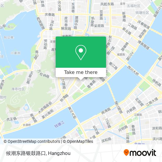 候潮东路银鼓路口 map