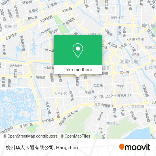 杭州华人卡通有限公司 map