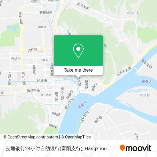 交通银行24小时自助银行(富阳支行) map