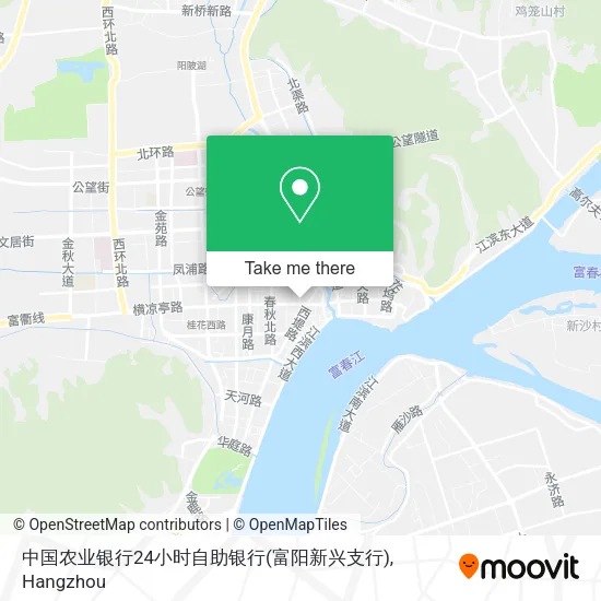 中国农业银行24小时自助银行(富阳新兴支行) map