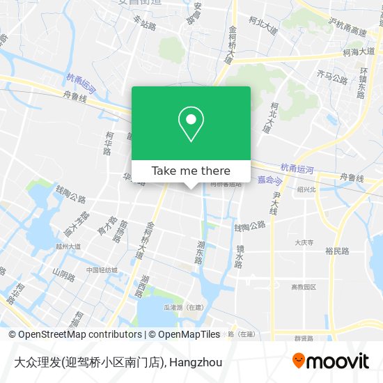 大众理发(迎驾桥小区南门店) map