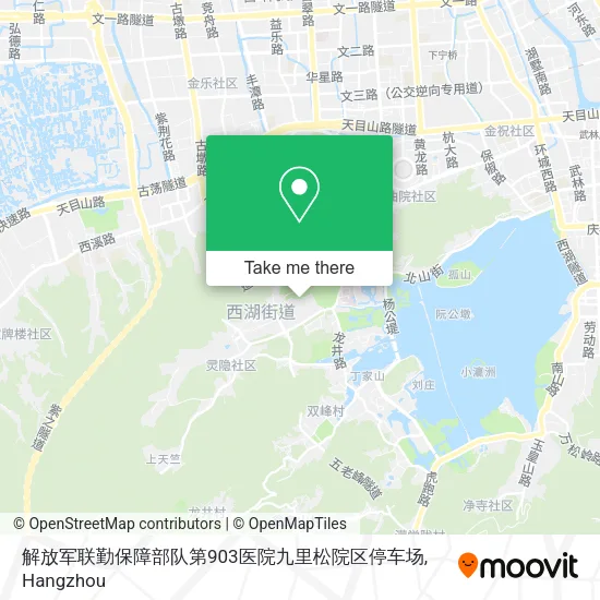 解放军联勤保障部队第903医院九里松院区停车场 map