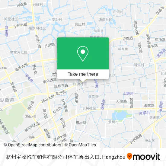 杭州宝驿汽车销售有限公司停车场-出入口 map